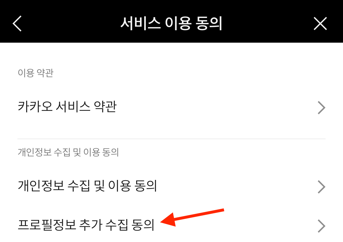 카카오톡 생일 안 뜨게 카톡 생일 숨기기 (2024년 최신) 13 카카오톡-프로필정보 추가 수집 동의