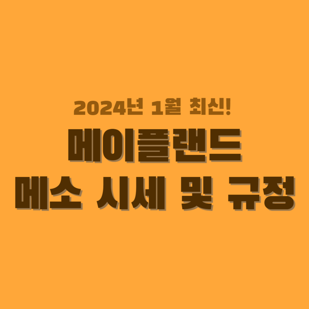 메이플랜드-메소-시세-썸네일