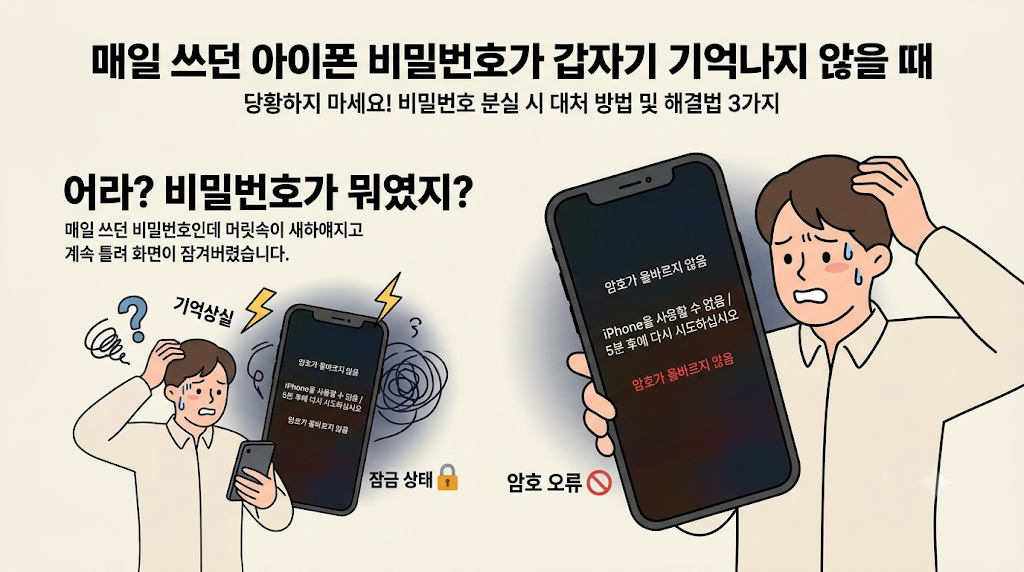 아이폰 비번 까먹었을 때 분실 찾기 및 초기화 방법 1분 요약 1 아이폰 비번 까먹었을때